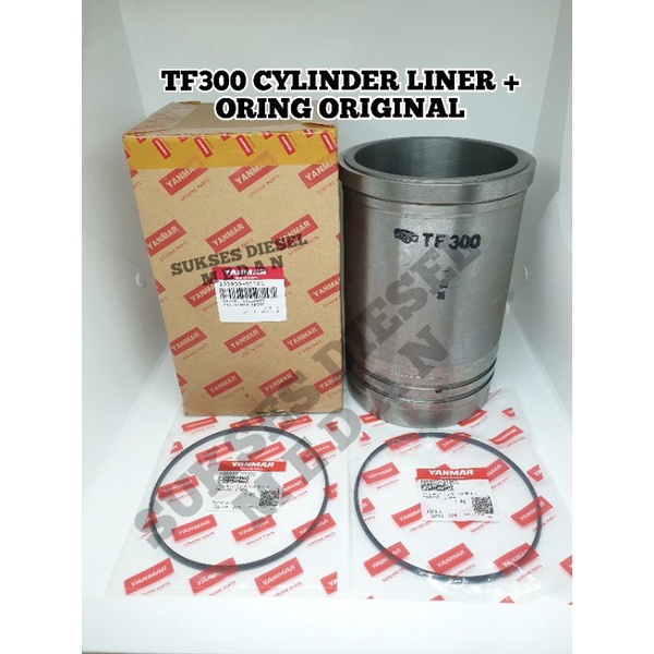 TF 300 Cylinder Liner With Oring Bambu Boring Mesin Diesel Yanmar TF300 TF-300 Original