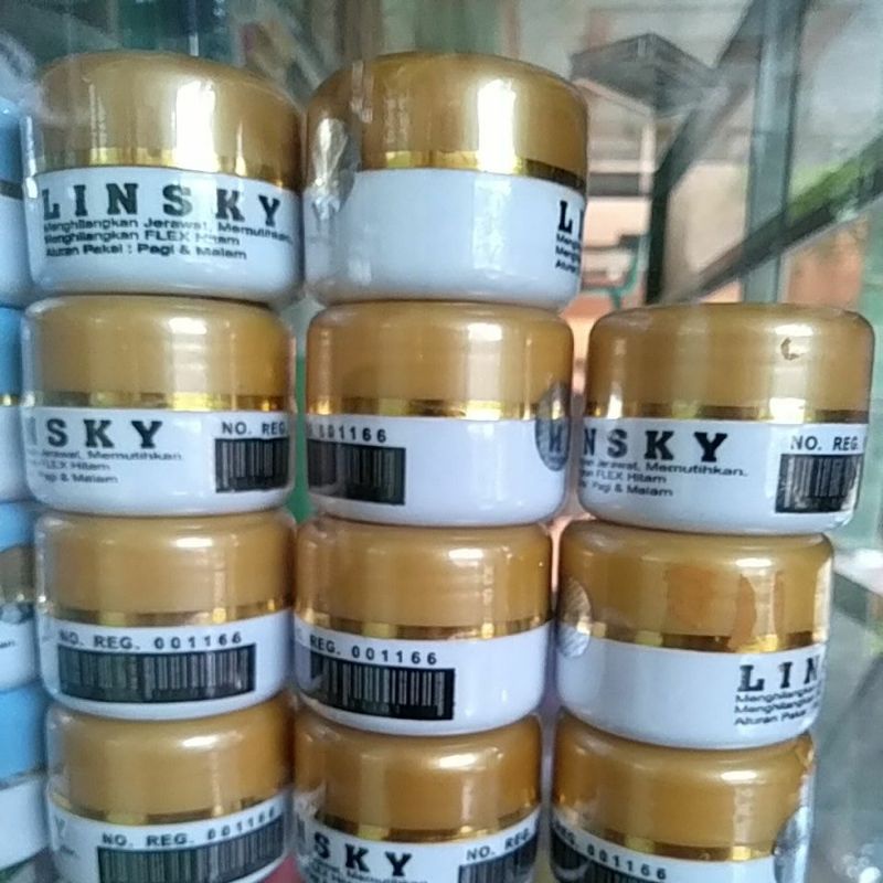 krim Linsky original BPOM tutup kuning