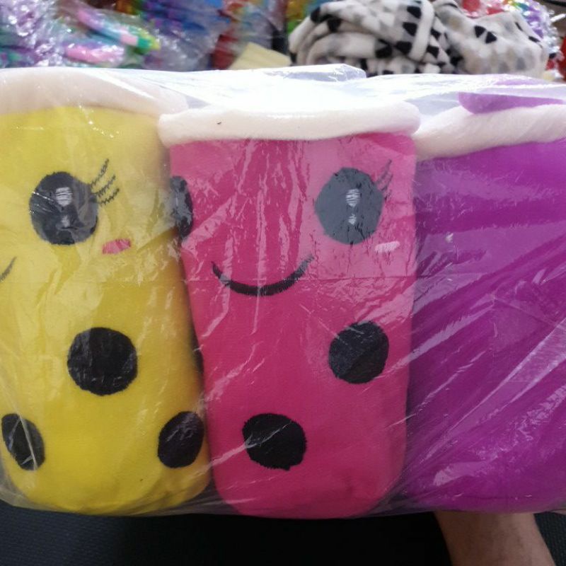 Pop It Boba Cup Macaron & Boneka Boba 25cm | Popit Makaron Boba-BOBA 25CM (FANTA)