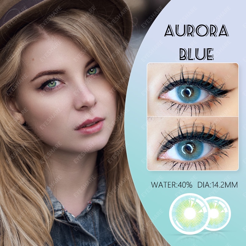 (COD)Menyinarimu Softlens Crystal 14.2mm Warna Lensa Kontak Soflen Softlen