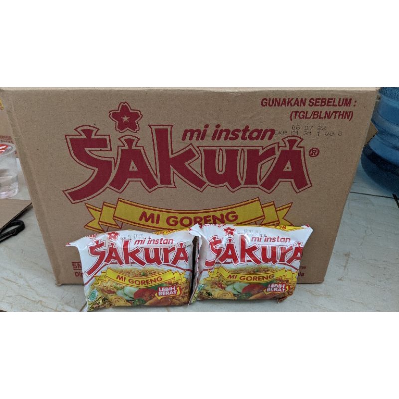 Mie Instan Sakura Goreng 60 gr 1 Dus Isi 40 pcs