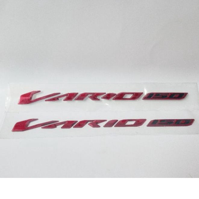 emblem sticker honda vario 150 New original 1 set Warna merah