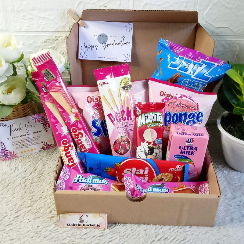 

Hampers Snack Box Premium - Princess pink