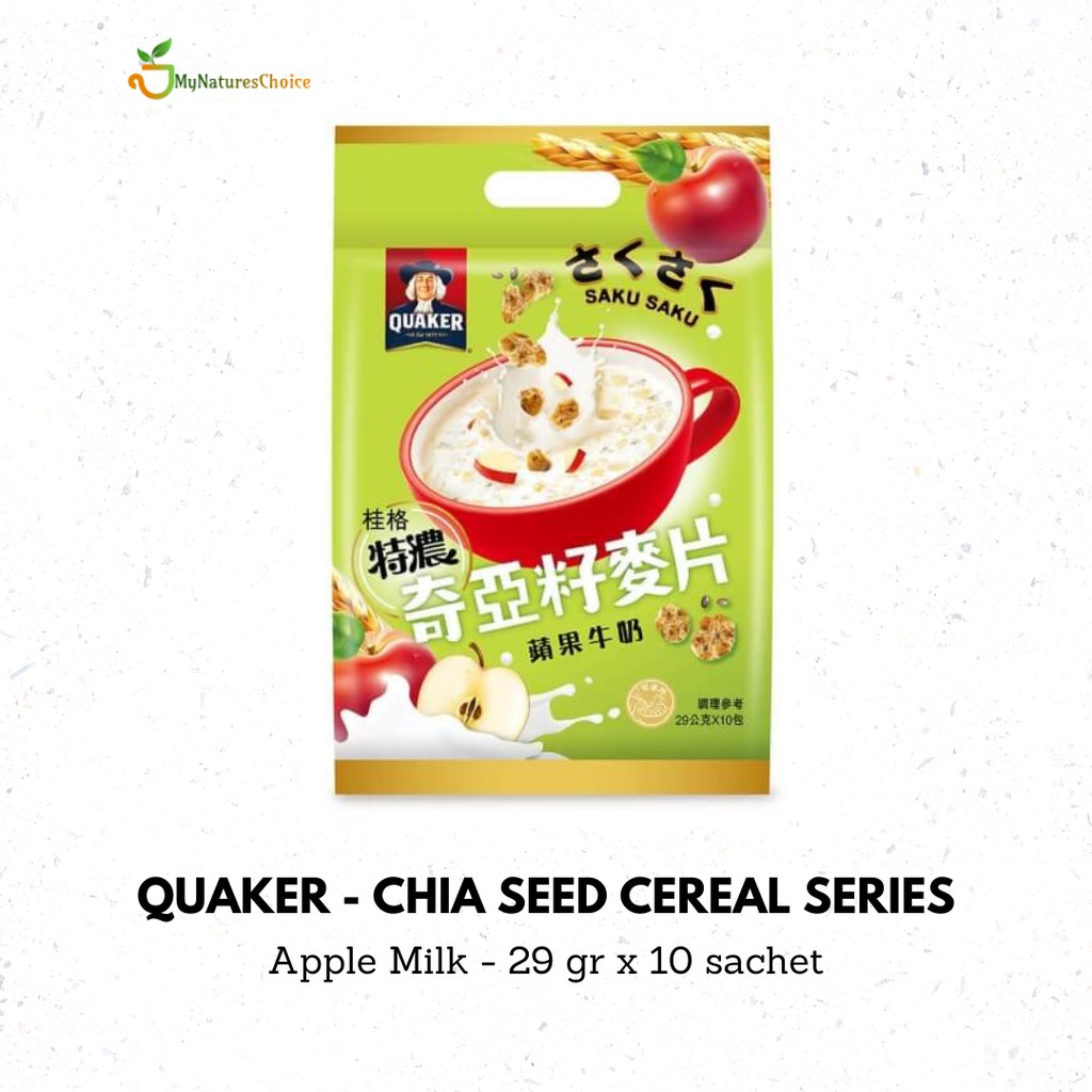

Quaker Chia Seed Series - Apple Milk (29gr x 10 sachet)