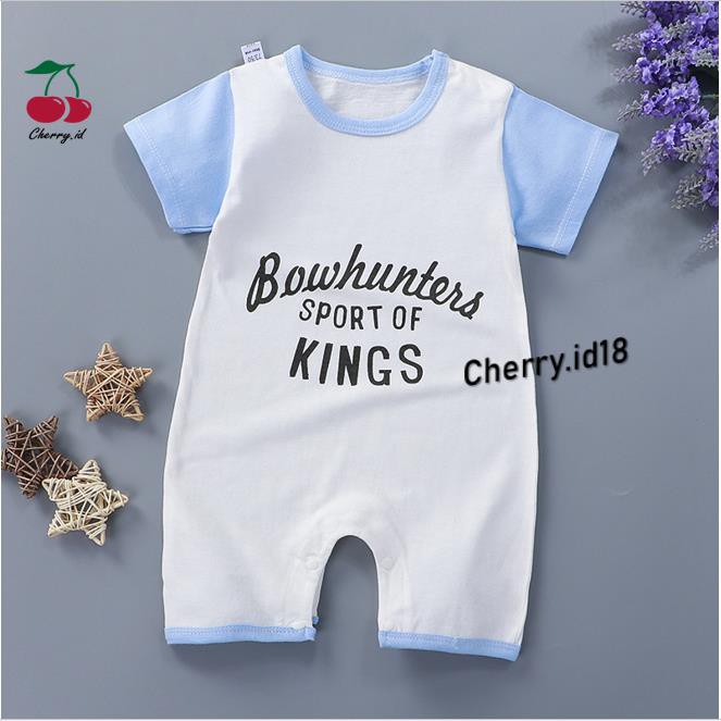 Cherry COD Jumper Kaos Bayi / Romper Bayi / Jumper Pendek Bayi Lucu Karakter J019