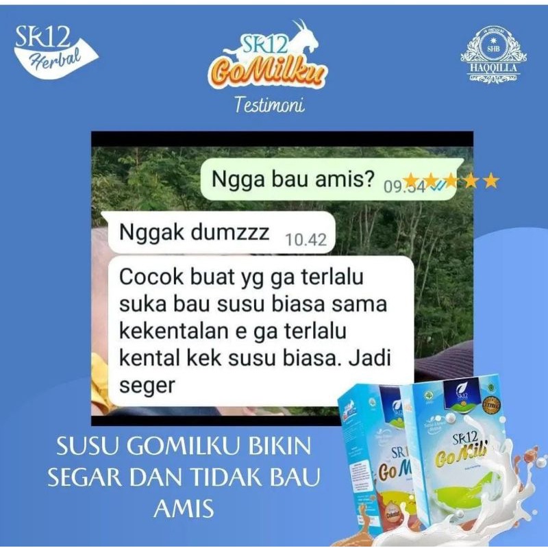 

SUSU GOMILKU SUSU KAMBING ETAWA SR12 ORIGINAL