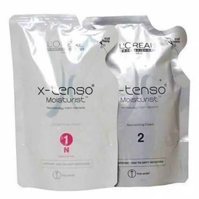 125 ML Paket L'Oreal X-Tenso Moisturist Smoothing / Obat Smoothing Loreal / Pelurusan Rambut