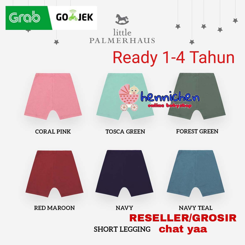 PROMO 7.7 PROMO BAJU LEBARAN Little Palmerhaus - short  Legging adem (Celana Legging Pendek nyaman adam santai ) Legging bayi 1-4 Thn