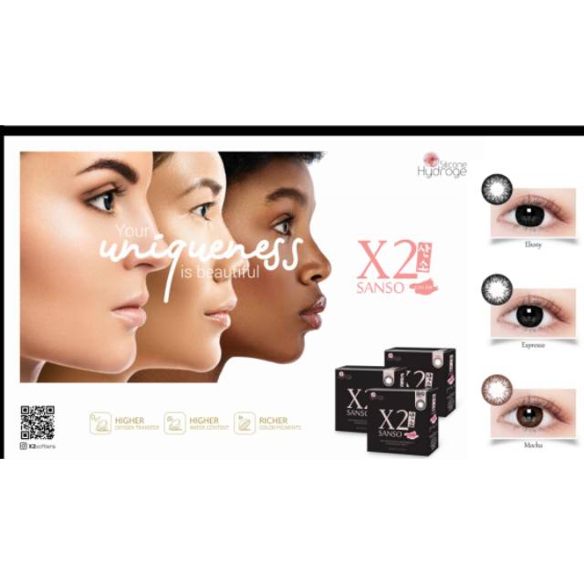 SOFTLENS X2 SANSO BLACK NORMAL