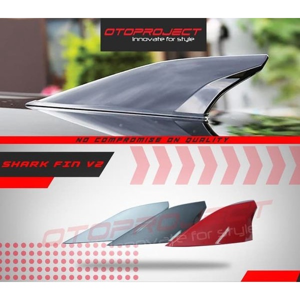 Otoproject antena mobil shark fin hiu 4.0 Untuk Mobil Brio, Jazz, HRV, Mobilio