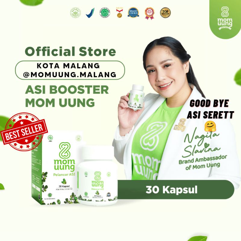 ISI 30 KAPSUL MOM UUNG PELANCAR ASI/ ASI BOOSTER MALANG/ MOM UUNG