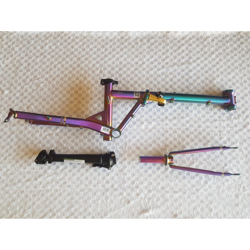 Frame set Fnhon GUST Warna RAINBOW 20 22 inch DISCBRAKE Chromlly