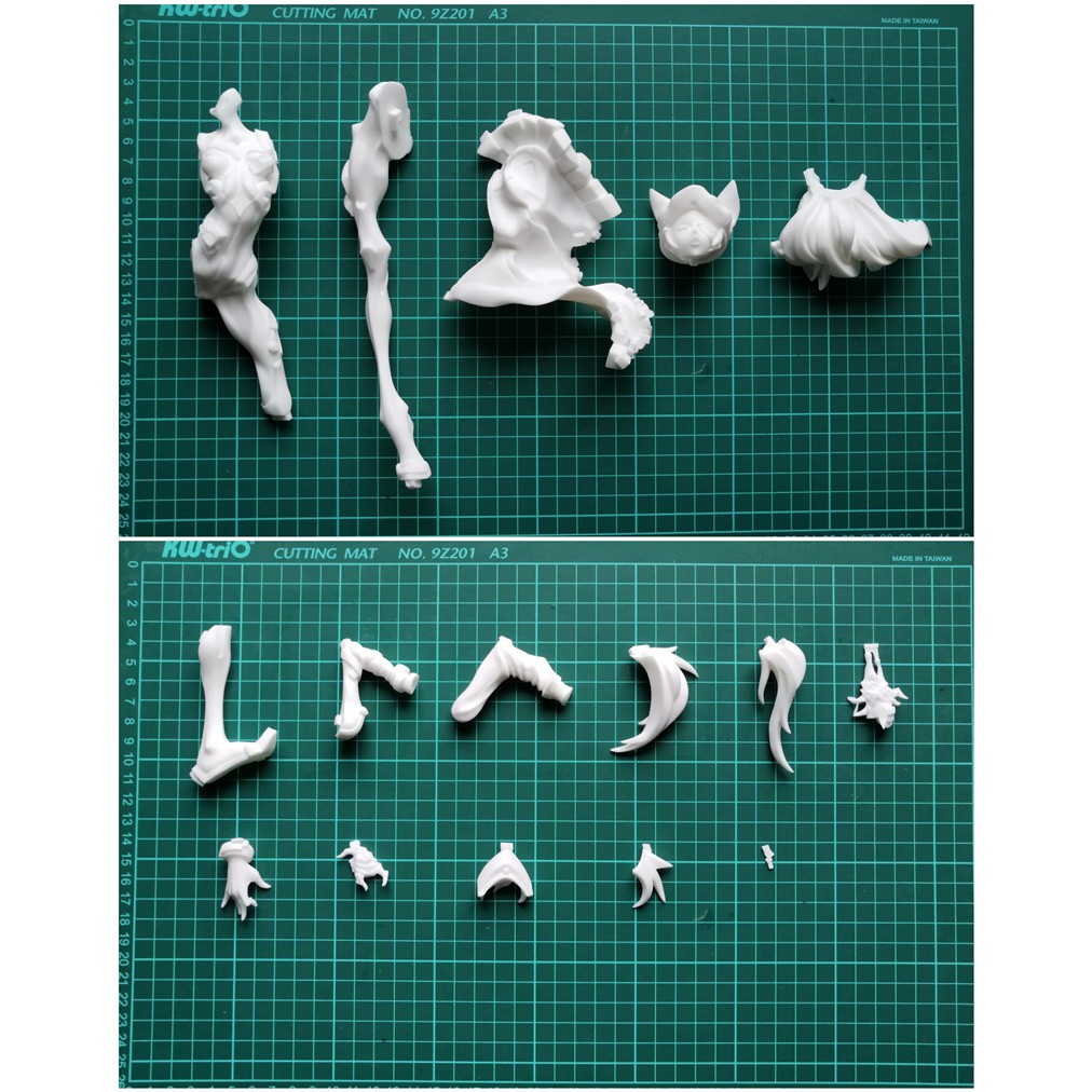 Resin Figure Kit 1/6 EVA Shikinami Asuka Langley Unpainted Resin Kit