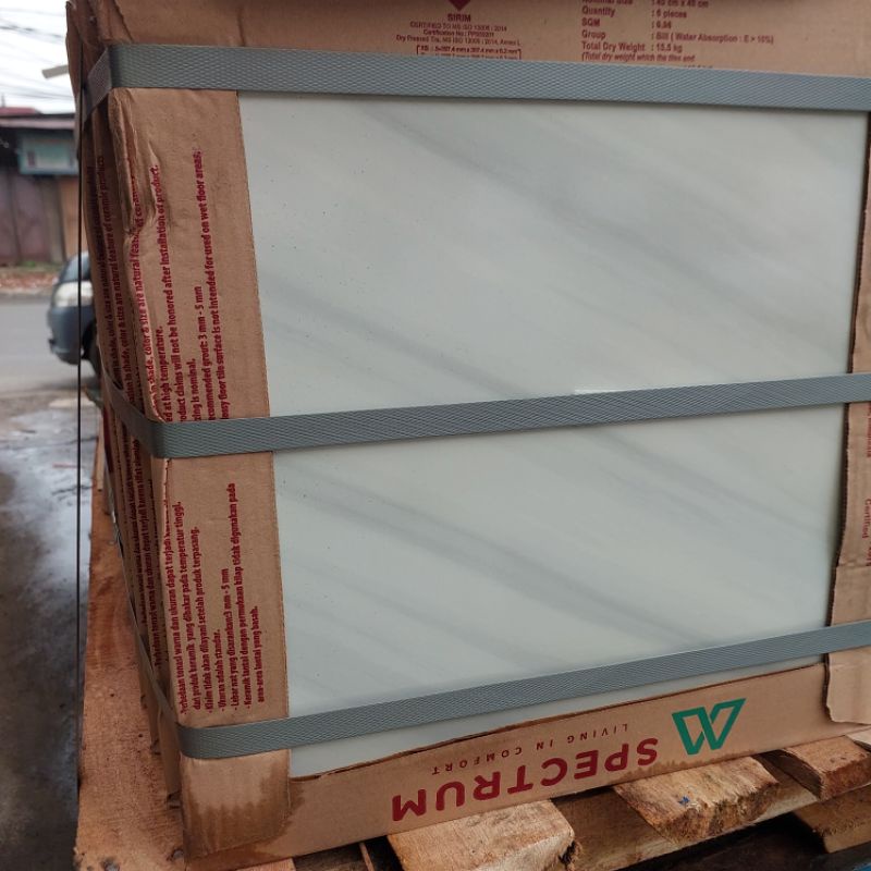 KERAMIK 40X40 DEMPO GREY & BEIGE / KERAMIK 40X40 ABU GLOSSY DAN CREAM GLOSSY CARARA