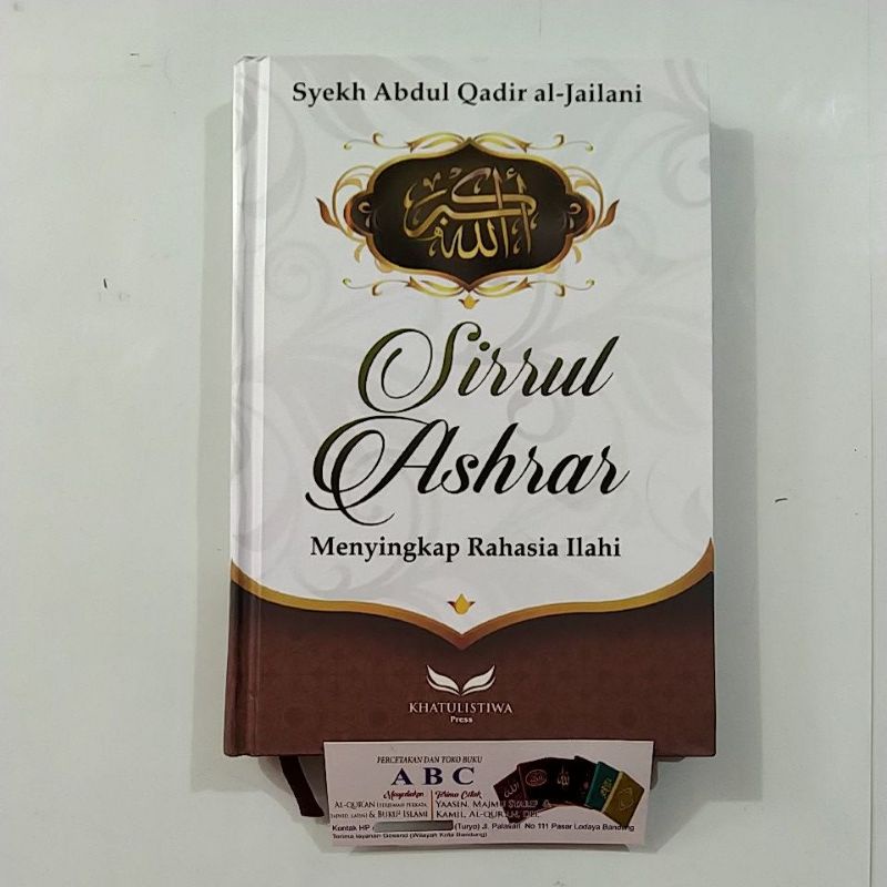 Buku Sirrul Asrar - Menyingkap Rahasia ilahi