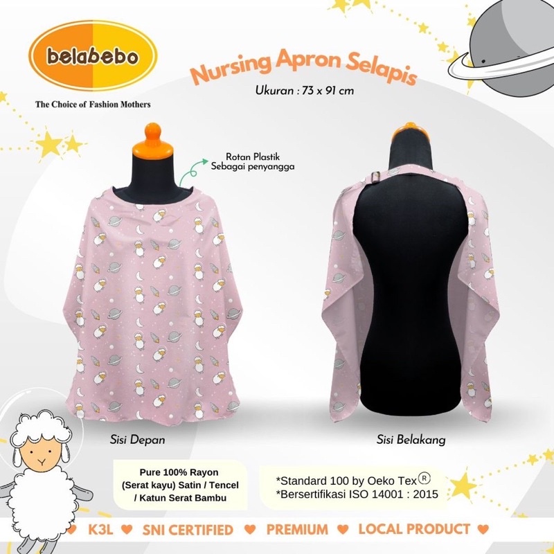 Belabebo Nursing Apron Selapis/Celemek menyusui/aprom ibu menyusui penutup menyusui