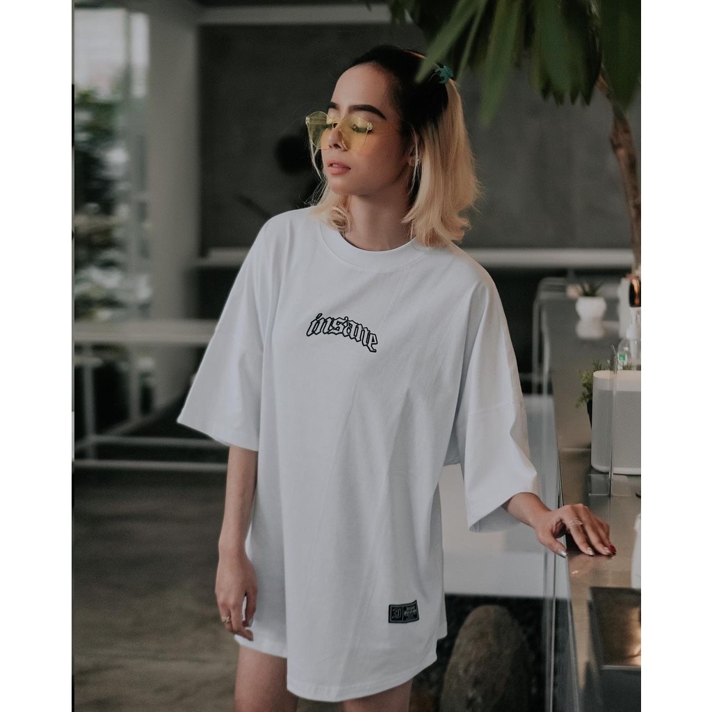 Oversize Salur Insane Wardobe Kaos Jumbo Pria Wanita Cotton Combed 24s Baju Salur Jumbo