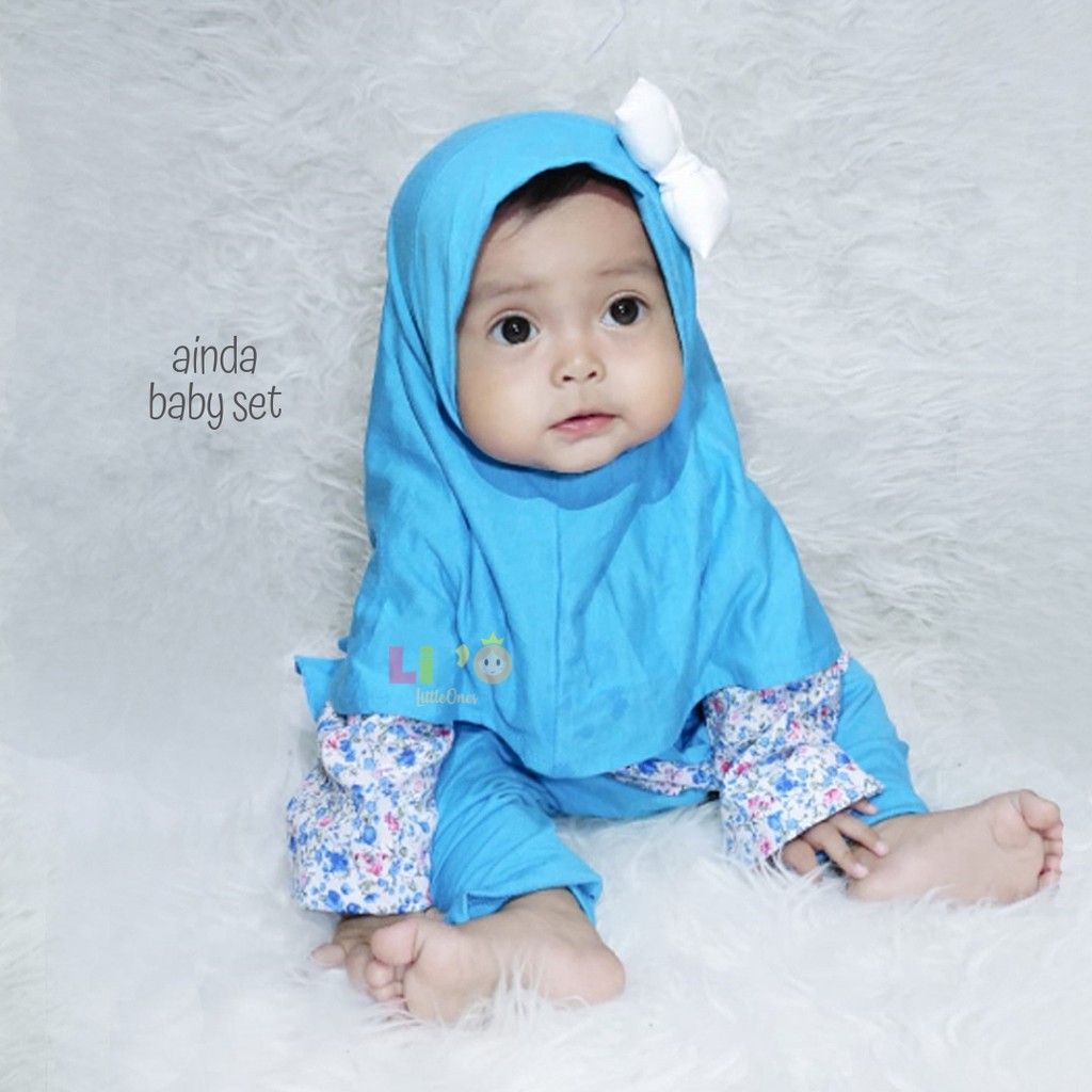 Setelan Set Bayi Muslim Kekinian Baju Muslim Baby Unik Fashion