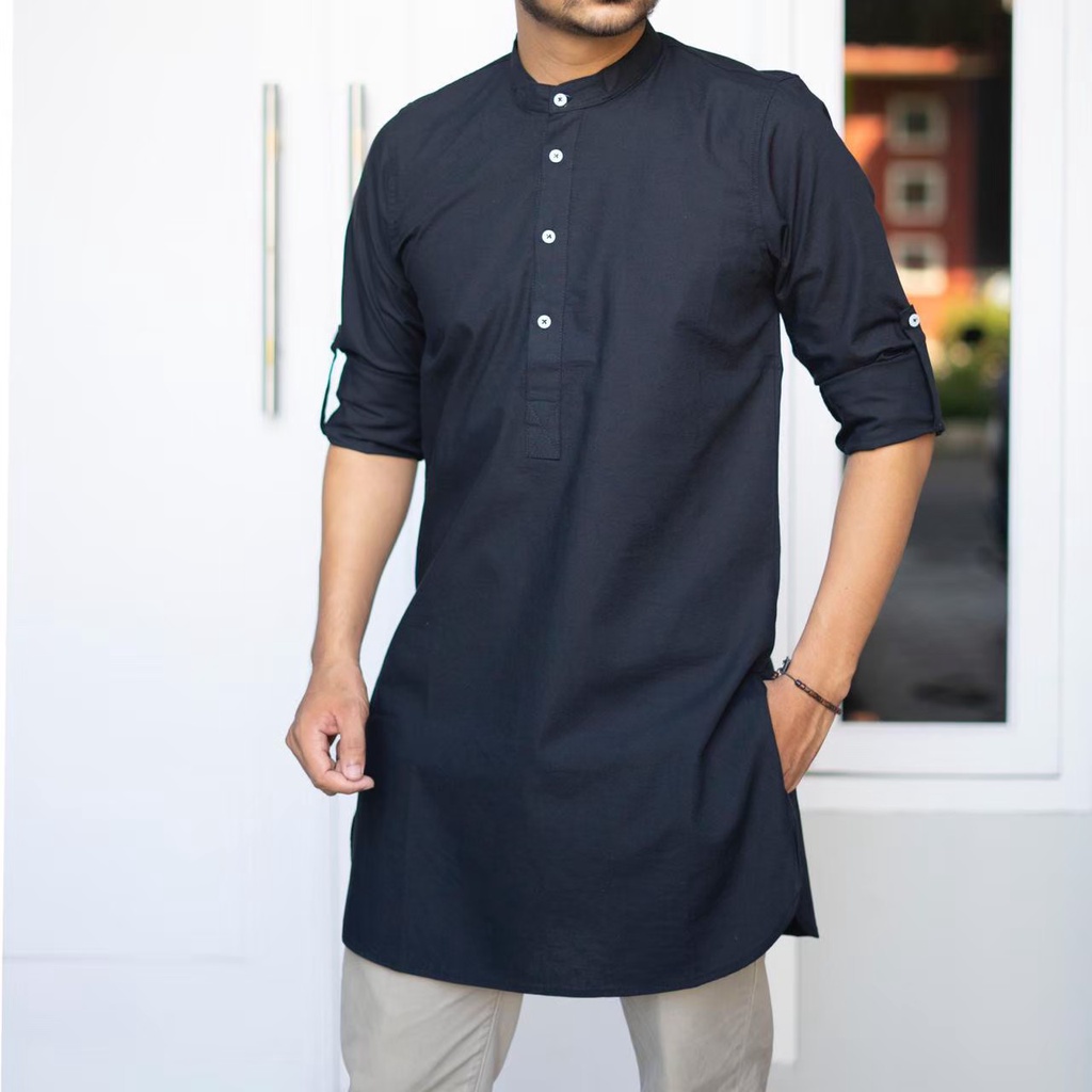 AL HABSYI Kurta Pakistan l Baju Koko kurta Pakistan l Kurta Pakistan lengan Panjang l Koko Qurta l Qurta Pria l Qurta lengan Panjang l KURTA pria lengan panjang polos warna Coksu seri KPTP 001 l BAJU MUSLIM TERBARU 2022