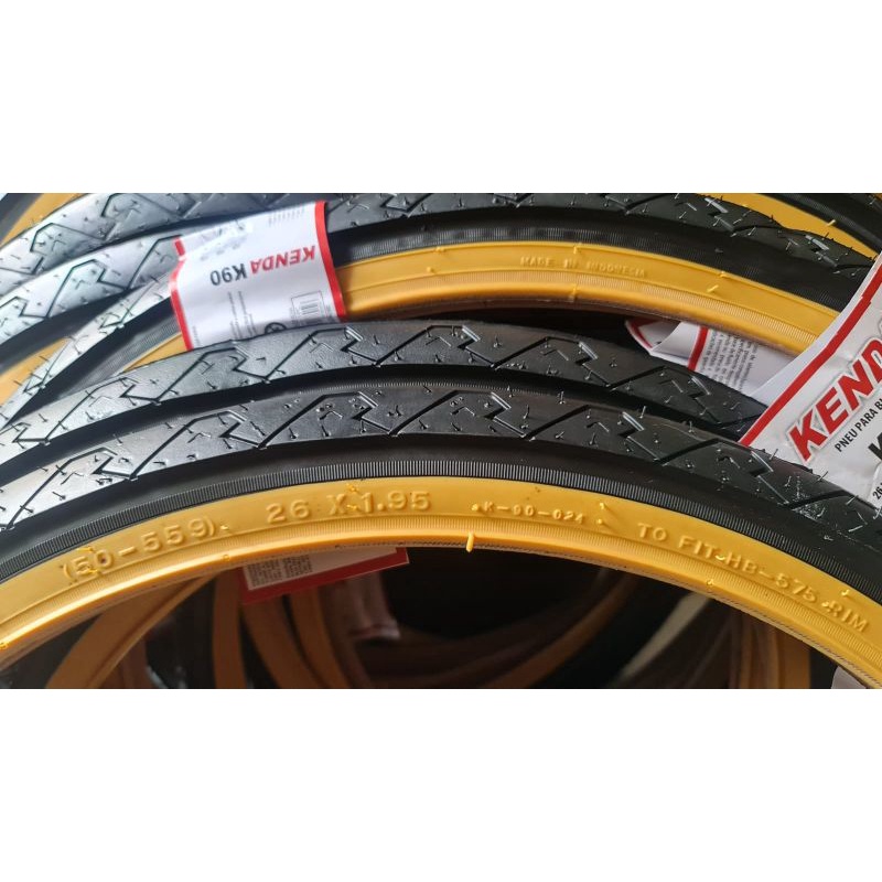BAN LUAR 26X1.95 KENDA K90 GUMWALL