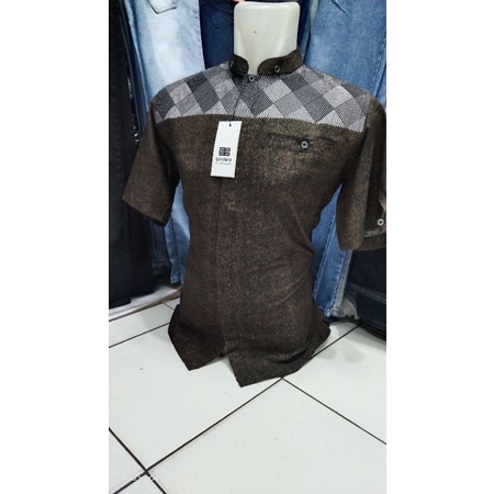 BAJU KOKO ERKAPE PENDEK/KEMEJA KOKO PRIA TERBARU