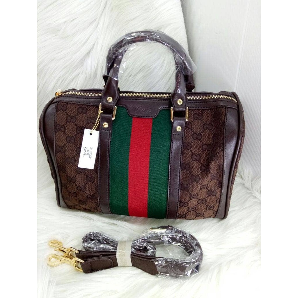 DAPATKAN SPECIAL PRODUK TERMURAH INI SEKARANG JUGA Tas Gucci Speedy Boston Canvas Semi Premium 30 cm