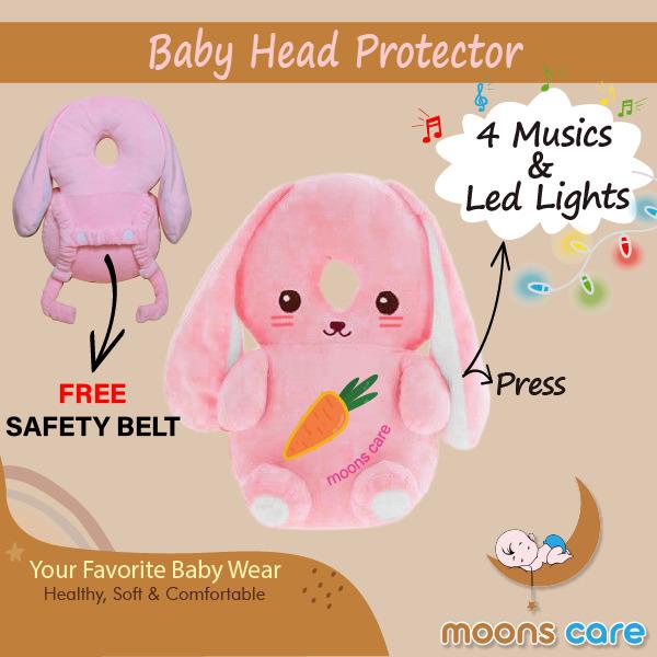 (FREE SAFETY BELT) moons care Bantal Pelindung Kepala Bayi / Baby Head Protector/Tas ransel pelindung kepala bayi / Tas belajar jalan