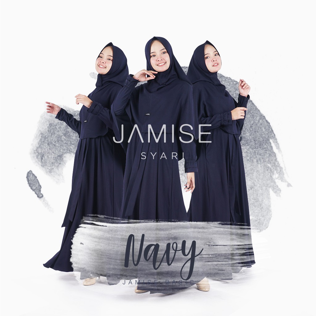 Khimar syari navy
