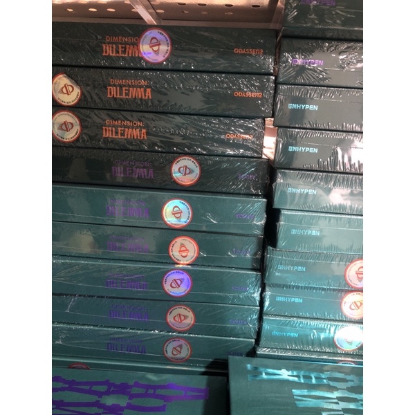 READY INA- ENHYPEN SEALED UNSEALED ALBUM DIMENSION DILEMMA DD SEALED ALBUM ODYSSEUS SCYLLA CHARYBDIS