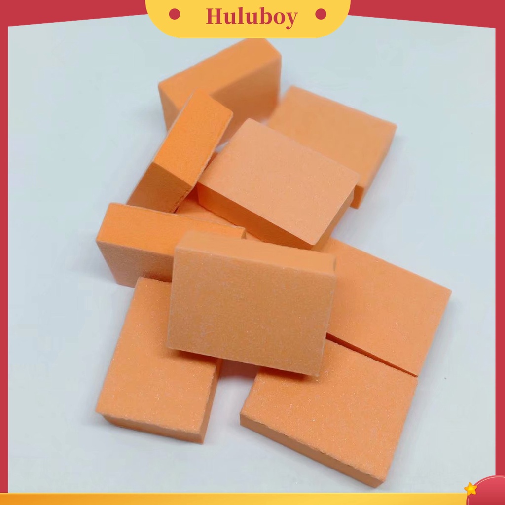 Huluboy Huluboy♡ 50pcs Balok Buffer Mini Multifungsi Bahan EVA Untuk Manicure