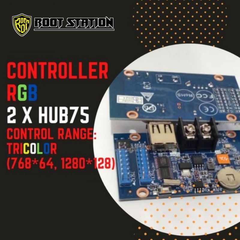 Huidu WF2 Controller Running Text RGB Full Colour