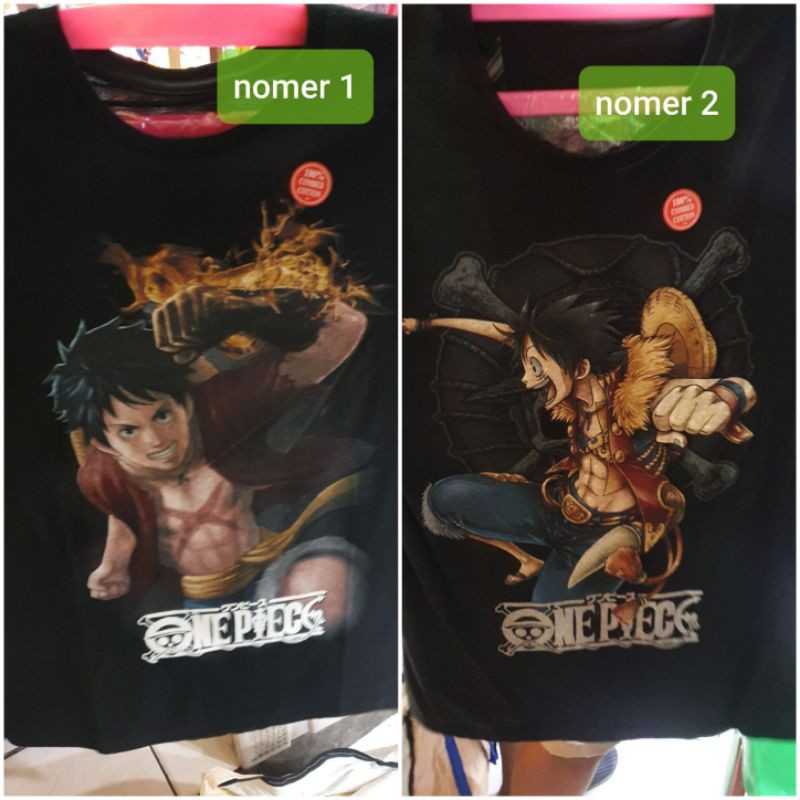 KAOS TSHIRT ANIME ONE PIECE LUFFY DISTRO