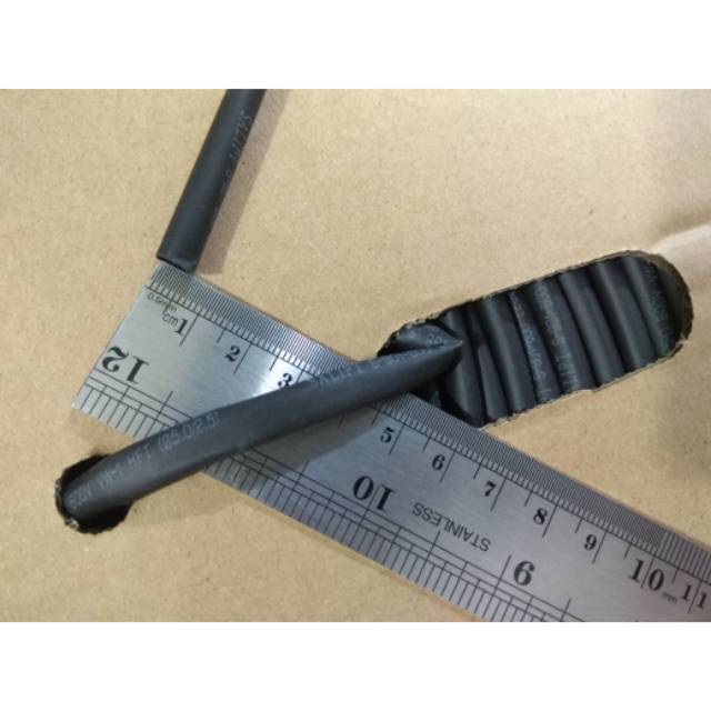 Kabel bakar /Sarung karet bakar 5 mm - Hitam