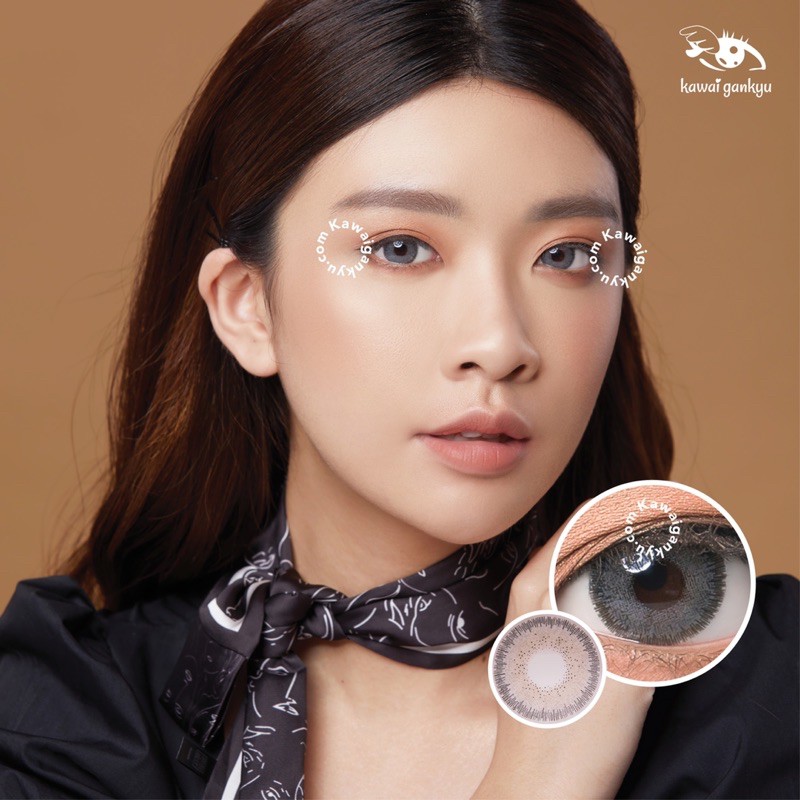 KawaiGankyu Softlens - Princess Morocco Gray (1botol)