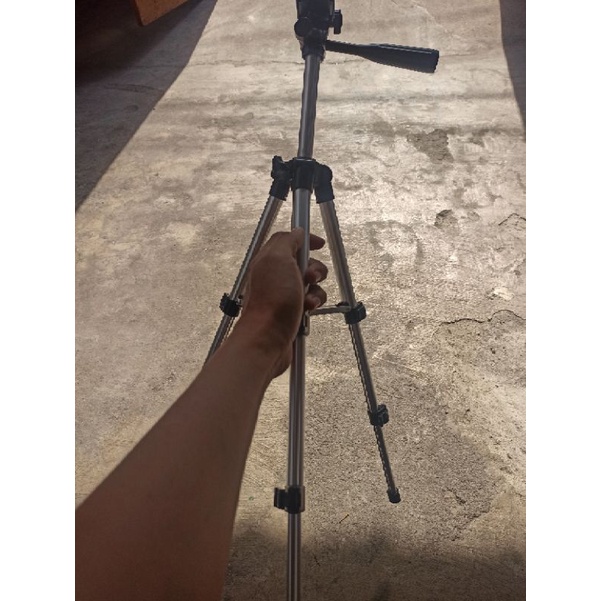 GS8 Tripod Mini Profesional bisa meja dan berdiri stand untuk Kamera Digital hp KJ-001 Rovtop Black