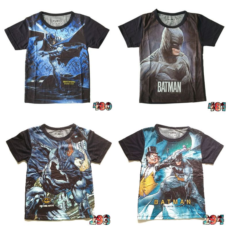 Kaos Anak Laki Furo Superhero Batman