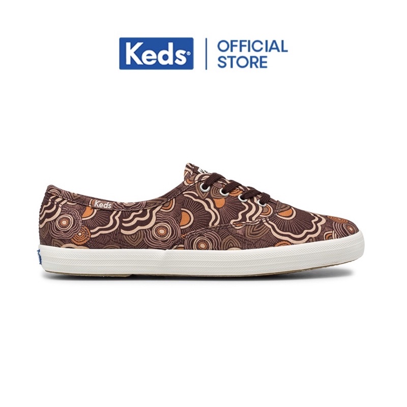 PRELOVED Keds Sepatu Wanita-CHAMPION ORGANIC COTTON RIPPLE FLORAL