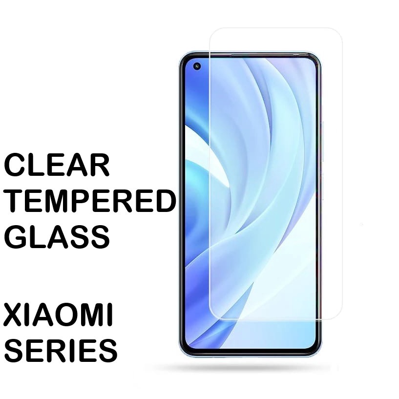 Tempered Glass mi 11 lite POCO M2 PRO X2 X4 NFC 10T NOTE 11T 11i plus Screenguard Anti gores XIAOMI Kaca Bening Full layar screen guard