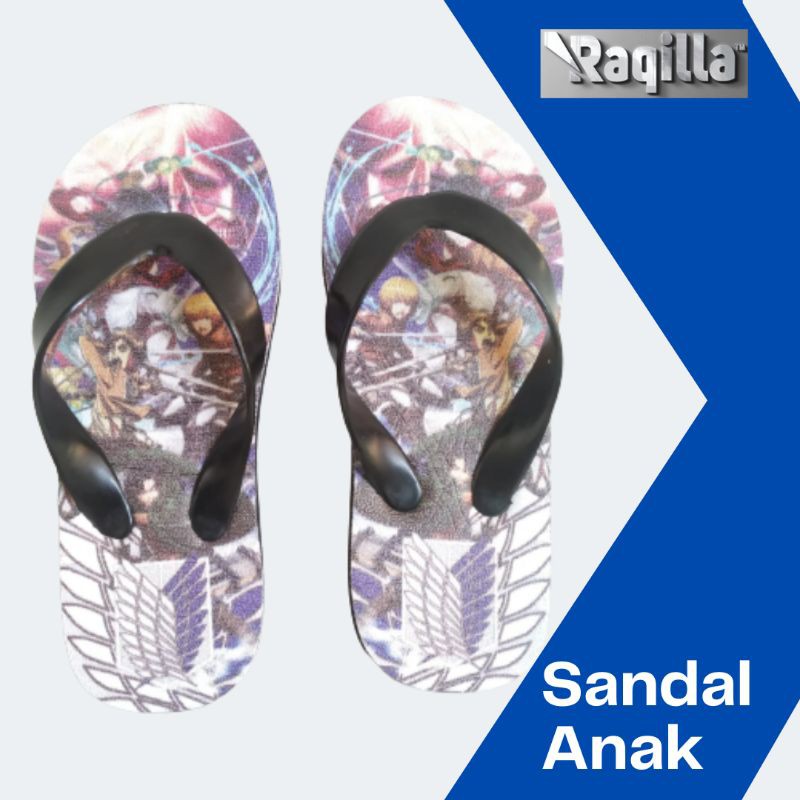 Sandal anak jepit AOT sandal jepit anak AOT attack on titan