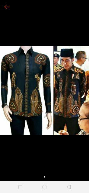 Kemeja Batik Lengan Pendek Arjuna Memanah Mozaik Abu Merak Toska Sogan Kenongo Nayshi Batik Hrb026