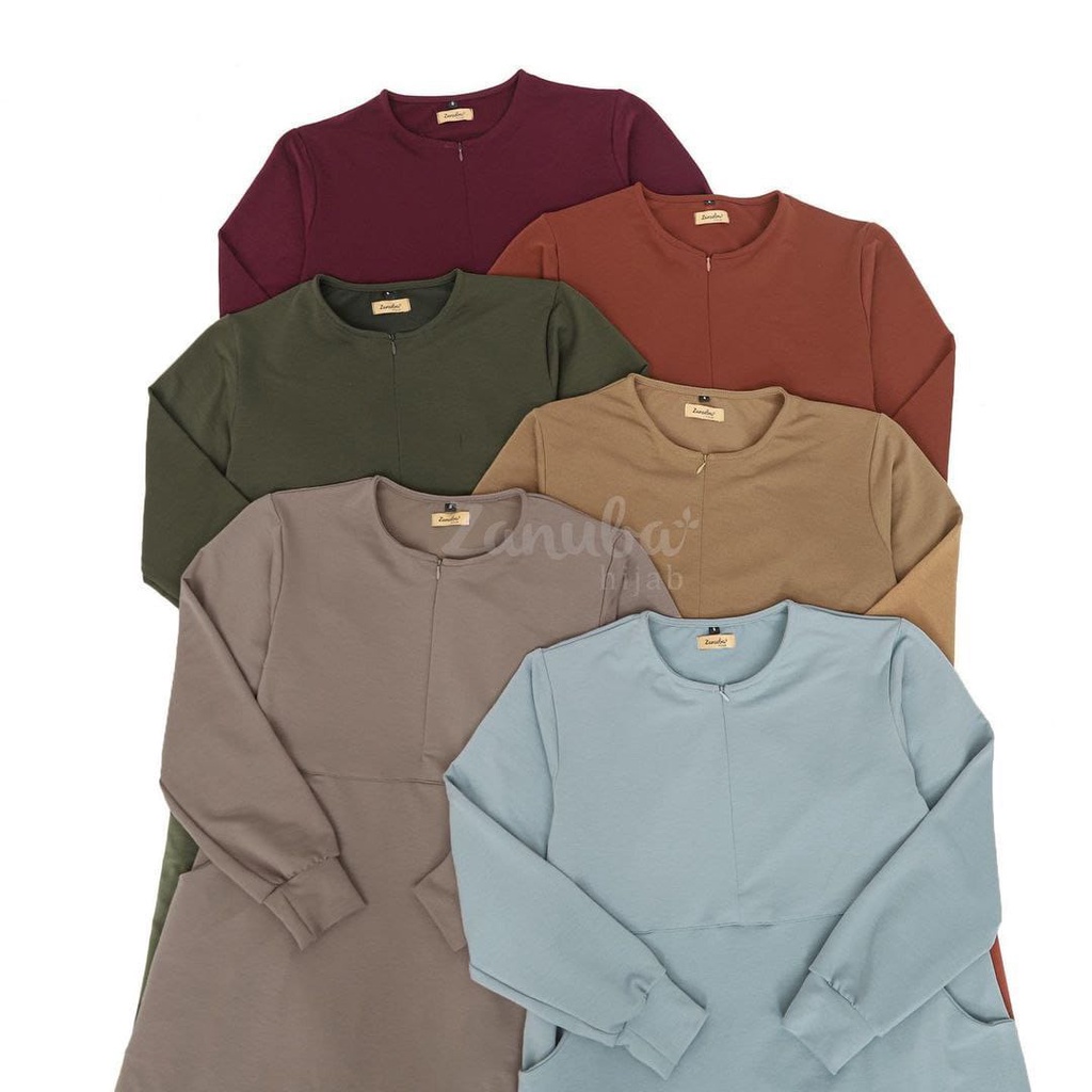 GAMIS WANITA KEKINIAN JUMBO POLOS Homey Dress vol 16 (HD 16) by zanuba