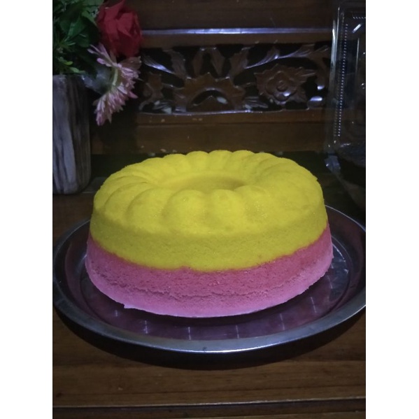 

Kue Bolu Kukus Pelangi Lembut Home Made