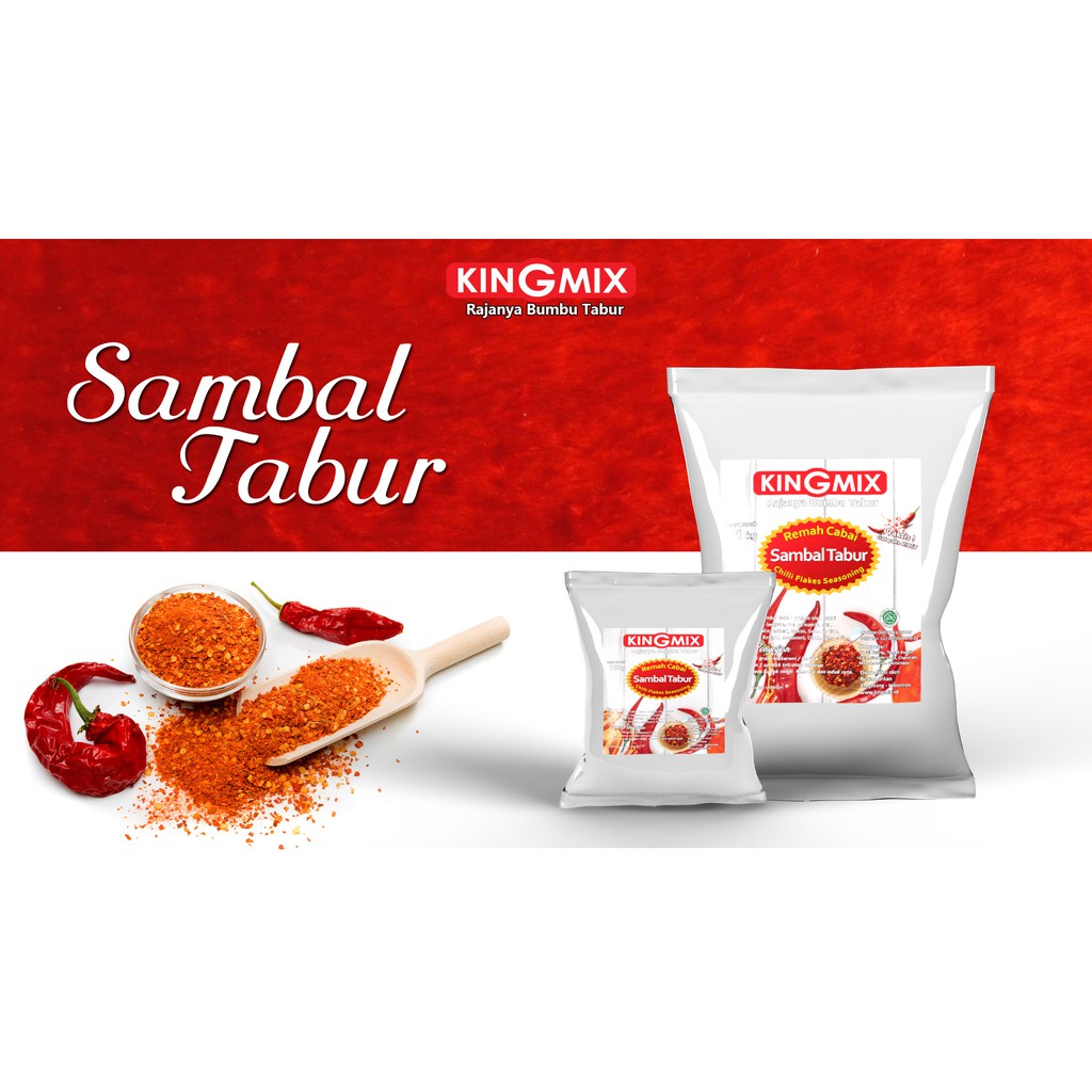 

Sambal Tabur Kingmix 1 kg PREMIUM