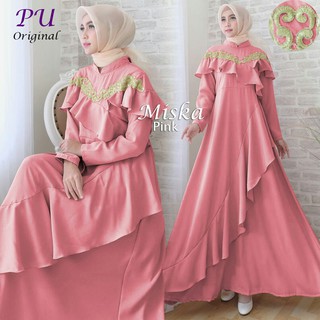 MISKA SYARI PU BAJU MUSLIM WANITA  CEWEK DEWASA MAXI 