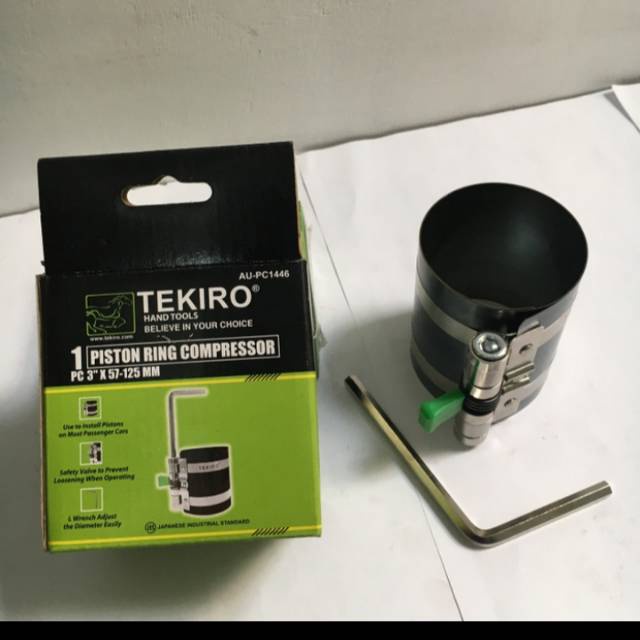 Tekiro Piston Ring Compressor 3 Inch X 57-125 mm Tekiro Ring Piston 3 in x 57 mm- 125 mm AU-PC1446