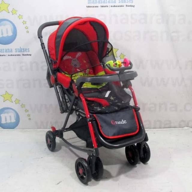 Pliko grande 4 in 1 B/S 268 R / stroller/ kereta dorong bayi