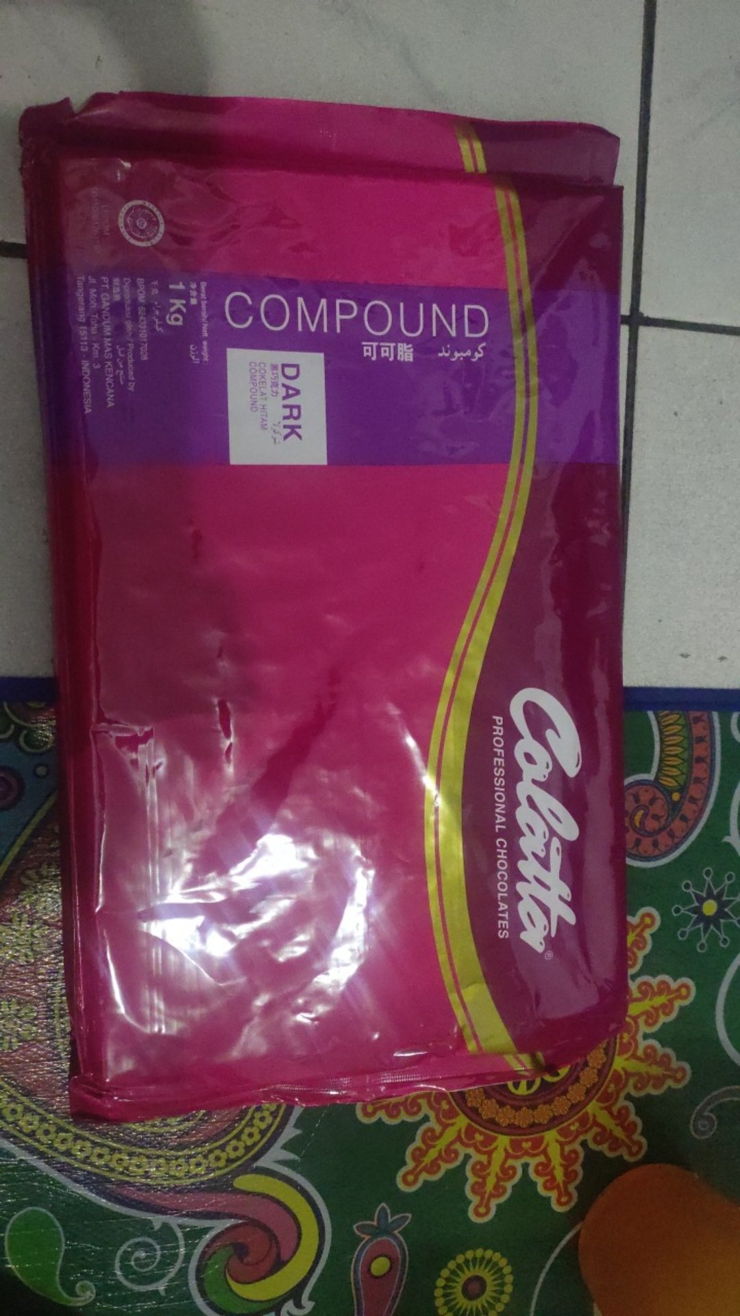 Colatta Dark Chocolate Compound 1kg / Coklat Masak 1kg