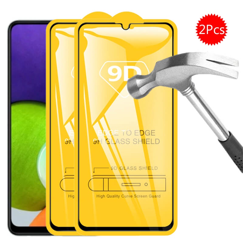 Pelindung Layar Tempered Glass 9d Cover Samsung A02 A12 A71 A51 A11 A01 A31 A10 A20 A30 A50 A50S A30S A70 A10S A20