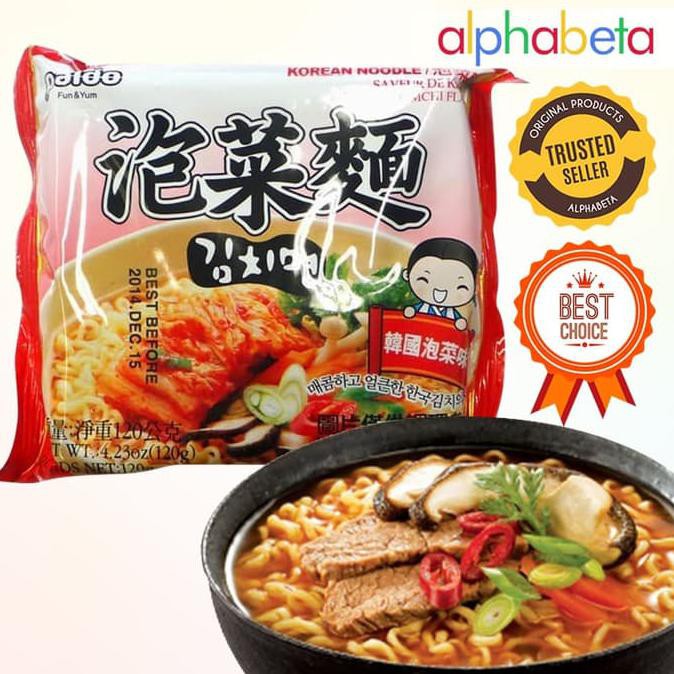 

Paldo Kimchi Ramen - 120 Gram RAMYUN IMPORT KOREA