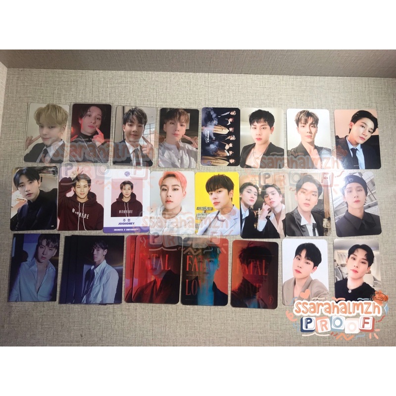 MONSTA X one of a kind fatal love photocsrd album the connect benefit ktown4u im changkyun minhyuk s